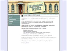 Tablet Screenshot of pension-plauen.de